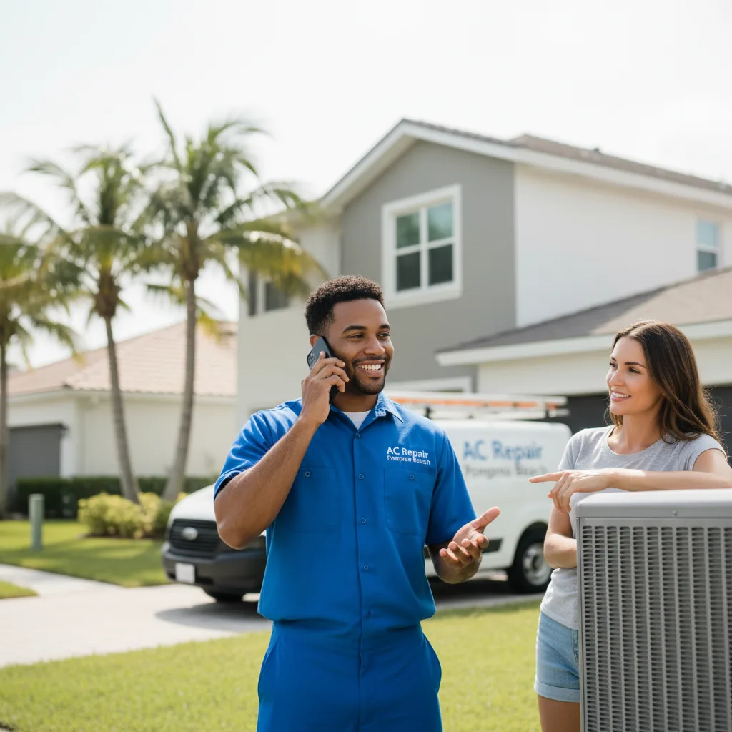 AC Repair Pompano Beach customer support in Reedsville